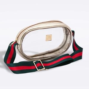 Designer Hampton Road clear bag purse